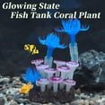 thumbnail image 7 of Unique Bargains Aquarium Coral Luminous Fish Tank Ornaments Silicone Aquarium Plants Fish Tank Coral Fake Coral for Fish Landscape Decoration Aquarium Ornaments Blue, Purple, 7 of 7