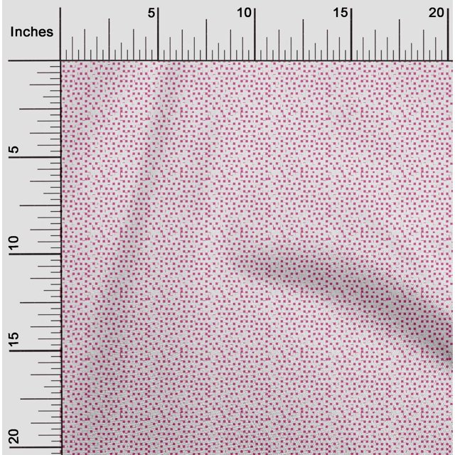 oneOone Tissu Polyester Lycra Formes Géométriques Imprimé pour Artisanat Largeur 56 Pouces