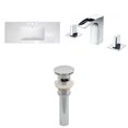 thumbnail image 1 of American Imaginations 48-in. W 3H8-in. Ceramic Top Set In White Color - Overflow Drain Incl. AI-27200, 1 of 8