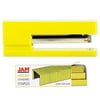 JAM Paper Office & Desk Sets - 1 Stapler 1 Pack of Staples - Yellow - 2/pack