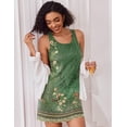thumbnail image 3 of Ekouaer Sexy Nightgowns for Women Tank Sleeveless Night Gown 2 Pack Sleep Dress Soft Nightdress Chemise Sleepwear, 3 of 6