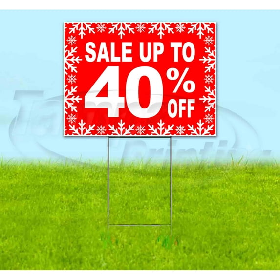 Sale Up To 40% Off (18" x 24") Yard Sign, Includes Metal Step Stake