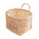 thumbnail image 2 of Cesta Lavado Lavandería Floral Canasta Almacenamiento Tela Boho (estilo D), 2 of 9