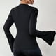 thumbnail image 4 of Ropa para mujer,Camiseta de verano de manga larga con cuello redondo para mujer, informal y cómoda, de tejido suave y transpirable, ideal para el hogar o el trabajo, sopatenor, 4 of 7