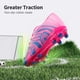 thumbnail image 3 of Tacos de Fútbol Juveniles DREAM PAIRS Talla 3 para Césped Firme Rosas, 3 of 5