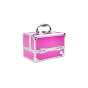 Caboodles Love Me Train Case Cosmetic Case - Hot Pink Sparkle