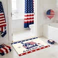 thumbnail image 4 of Alfombra con estampado de bandera patriótica – Alfombra antideslizante de fibra de poliéster para la entrada, alfombra suave y lavable para interiores, alfombra decorativa para fiestas., 4 of 6