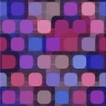 thumbnail image 1 of Ahgly Company Machine Washable Indoor Square Transitional Dark Magenta Purple Area Rugs, 4' Square, 1 of 7