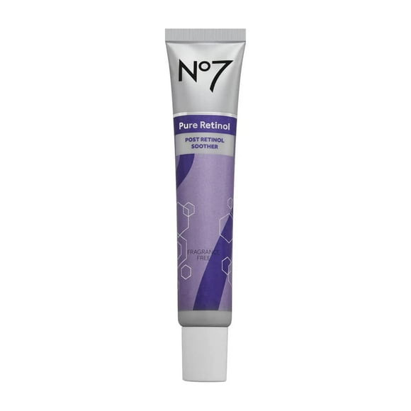 No7 Pure Retinol Post Retinol Soother - Crema facial calmante para ayudar a la tolerancia al retinol de la piel - Ceramidas para uso con tratamientos faciales de retinol - Bisabolol y niacinamida para
