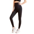 thumbnail image 1 of Leggings Abdominales De Cintura Alta para Mujeres Embarazadas Negras, Pantalones Deportivos Casuales, Pantalones Ajustados, Pantalones De Yoga,XXL, 1 of 5