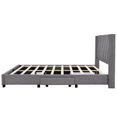 thumbnail image 4 of Bellemave Queen Size Linen Upholstered Platform Bed Frames with 3 Storage Drawers,Queen Storage Bed with Headboard & Wood Slat Support for Bedroom Boys Girls Small Space,Gray, 4 of 11
