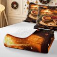 thumbnail image 4 of Erosebridal Berry Pie Twin Quilt Set 2 Pieces,Cozy Christmas Twin Coverlet Set,Orange Brown,1 Bedspread and 1 Pillowcase, 4 of 7