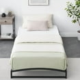 thumbnail image 4 of Homhougo Low Bed Frame, 6 Inch Metal Platform Twin Bed Frame, Heavy Duty Low Profile Bed Frame No Box Spring Needed, Mattress Foundation with Steel Slats Support, 4 of 7