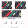 thumbnail image 2 of Yayeee Pillowcase Standard Size Set of 2 Satin Wrinkle Resistant Pillow Case, Orange Abstract Lines, 2 of 7