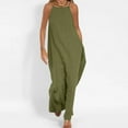 thumbnail image 2 of ZQUUVOU Women's Summer Dress Spaghetti Strap Solid Color Maxi Dress Olive Green,2XL, 2 of 9