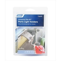 Camco 42693 Fits-All RV Party Light Holders Gray