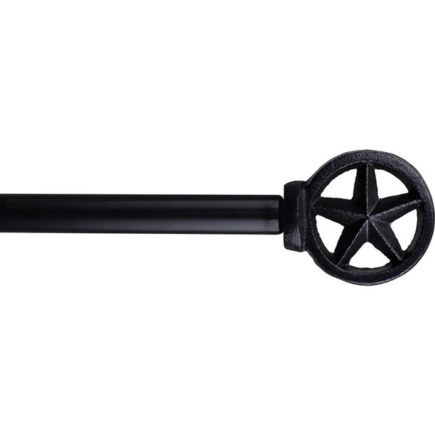 Better Homes & Gardens 5/8" Texas Star Curtain Rod Set, 48"84