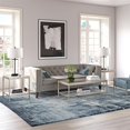 thumbnail image 4 of Henn&Hart 20" Nickel Metal/Glass Side Table, 4 of 8