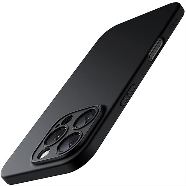 wonima11 JETech Slim Case for iPhone 16 Pro Max 6.9-Inch with Camera Lens Full Protection, Ultra-Thin Lightweight Matte Finish Minimalist Protective Phone Cover (Black Titanium)