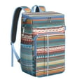thumbnail image 1 of Bohemian Style Cooler Backpack 26 Cans – Waterproof Leakproof Lunch Backpack with Natural Floral Design for Travel, Work, and Outdoor Use, 1 of 6