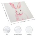 thumbnail image 3 of Nawy Bunny Rabbit Cloth Napkin Reusable for Farmhouse Party Dining Table Decor 2 PCS, 3 of 7