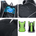 thumbnail image 4 of Mochila de bolsa de agua de doble hombro para deportes al aire libre - Mochila verde 1802 sin marcar + bolsa de agua de tubo transparente de 2L Adepaton CPB-US-CJZ592-2, 4 of 5