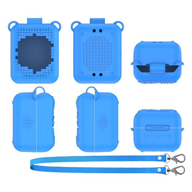 Cubierta protectora silicona Case Anti-Scratch-Probable a prueba golpes con cordón para Bitzee Interactive Toy Digital Pet and Virtual Electronic Pets Accessories
