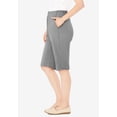thumbnail image 3 of Woman Within Plus Size 7-Day Knit Bermuda Shorts, 3 of 3