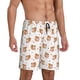 thumbnail image 2 of Fotbe Squirrel And Rose Pantalones Cortos de Pijama para Hombre, Ropa de Dormir, Pantalones de Pijama Cortos para Hombre-XX-Large, 2 of 6
