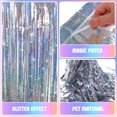 thumbnail image 3 of BESTYASH 4Ud Fringe Foil Plateado Para Fiesta Ambiente Único Ideal Para Celebraciones En Casa, 3 of 6