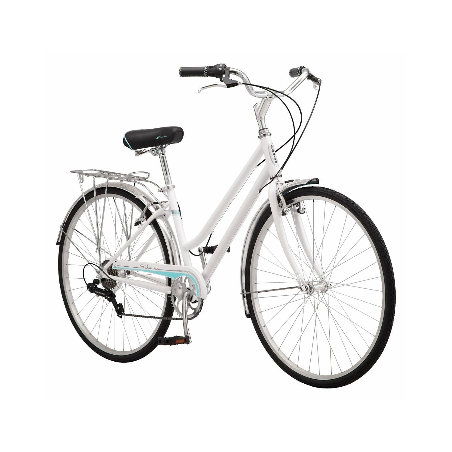 Schwinn Wayfarer 7 Hybrid Bike, 700c Wheel, Ages 14+, White