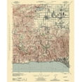 thumbnail image 2 of USGS 15x17 Gold Ornate Wood Framed with Double Matting Museum Art Print Titled - Calabasas California Quad - USGS 1944, 2 of 4
