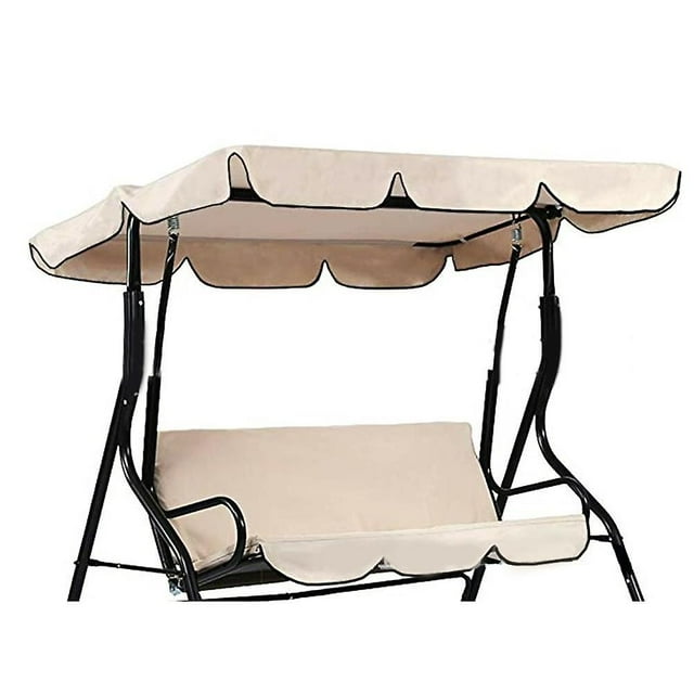 210d Replacement Canopy For Garden Swing Seat Waterproof Swing Canopy For Swing Seat Replacement Sunshade Anti-uv