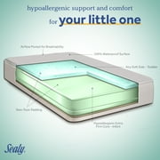 Sealy Baby Serene Duo-Sleek Crib Mattress 2-Stage Antibacterial Waterproof Infant and Toddler Mattress