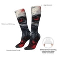 thumbnail image 4 of Fotbe Red Black Ink Style Bald Eagle Calcetas Divertidas Estampadas para Hombre y Mujer, Calcetas de Algodón hasta la Rodilla para Caminar, Correr, Enfermería y Embarazo, 4 of 6