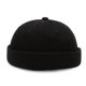 thumbnail image 4 of Gorro burdeos con visera enrollada, gorro negro, 4 of 5