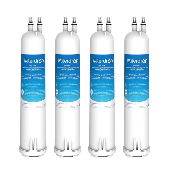Waterdrop WD-F08 Replacement for 4396841, Everydrop® Filter 3, EDR3RXD1,4396710, Kenmore® 46-9083, 46-9030, Refrigerator Water Filter,4 Filter