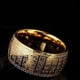 thumbnail image 2 of Anillos de acero inoxidable con runas y amuleto chino 11 mm estilo punk simple hombres yuxing oro, 2 of 5