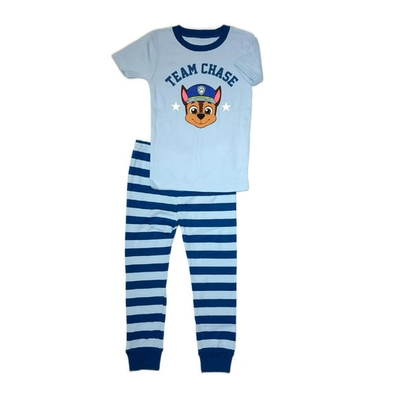 Paw Patrol Chase Toddler Boy's Short-Sleeved Character Pajama Set, Size 3T