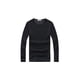 thumbnail image 1 of Minnieouse Top básico para hombre, ropa interior cálida de otoño, Base para clima frío, ropa de Color sólido, Jersey informal de ocio, deportes, Camisetas L Espesar negro Minnieouse AP013161-06, 1 of 6