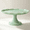 Green (11"), variant on Handcrafted Vintage Jade Milk Glass Cake Stand, Decorative Pedestal Dessert Display Stand for Baked Goods Serving