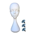 thumbnail image 1 of BELOVING Mannequin Head Model Mannequin Head Display for Hat Shopping Mall Home Salon With bottom cover, 1 of 9