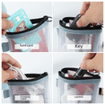 thumbnail image 3 of Bolsa de almacenamiento de malla transparente, monedero compacto portátil, bolsa de almacenamiento de cosméticos, bolsa de almacenamiento de tarjetas de llave, 3 of 5