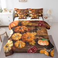 thumbnail image 1 of YST Ensemble de Douillette d'Automne, 7 Pcs, Décorations de Citrouilles Colorées, Format Simple, 1 of 5
