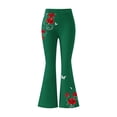 thumbnail image 7 of Leggings Yoga Pants for Womens Rose Pattern Leggings Pants High Waisted Butt Lifting Yoga Pants Tummy Control Tummy Control Elastic Waist Pants, 7 of 7