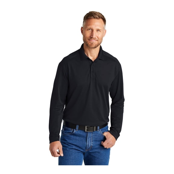 CornerStone Unisex Select Lightweight Snag-Proof Long Sleeve Polo | Collared Work Shirt for Men & Women, Tough & Breathable Casual Fit Top