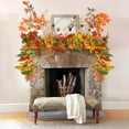 thumbnail image 6 of Simulated Maple Vine 170cm Halloween Thanksgiving Decoration Artificial Autumn Leaves Fall Home Party Decor Plastic Foliage, 6 of 6