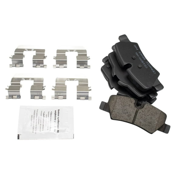 TRQ Rear Posi Ceramic Brake Pad Set for Mini Cooper S BFA15064