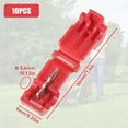 thumbnail image 4 of Scienceny Abrazaderas de conexión resistentes a altas temperaturas, 10 piezas, para abrazaderas industriales para robótica, sin huecos Herramientas eléctricas, 4 of 6