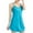 Light Blue, variant on Aloohaidyvio Nightgown for Women Loose Sleepwear V Neck Pajama Dress Soft Nightshirt Sleeveless Nightdress Chemise Sizes S